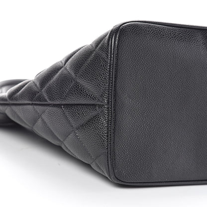 Chanel Caviar Quilted Medallion Tote Black 10 of 12