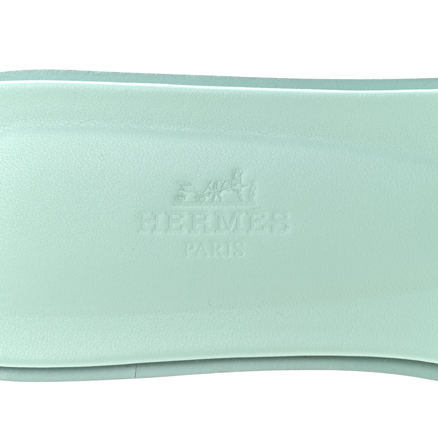 Hermes Epsom Oran Sandals 38 Vert Embrun 7 of 9