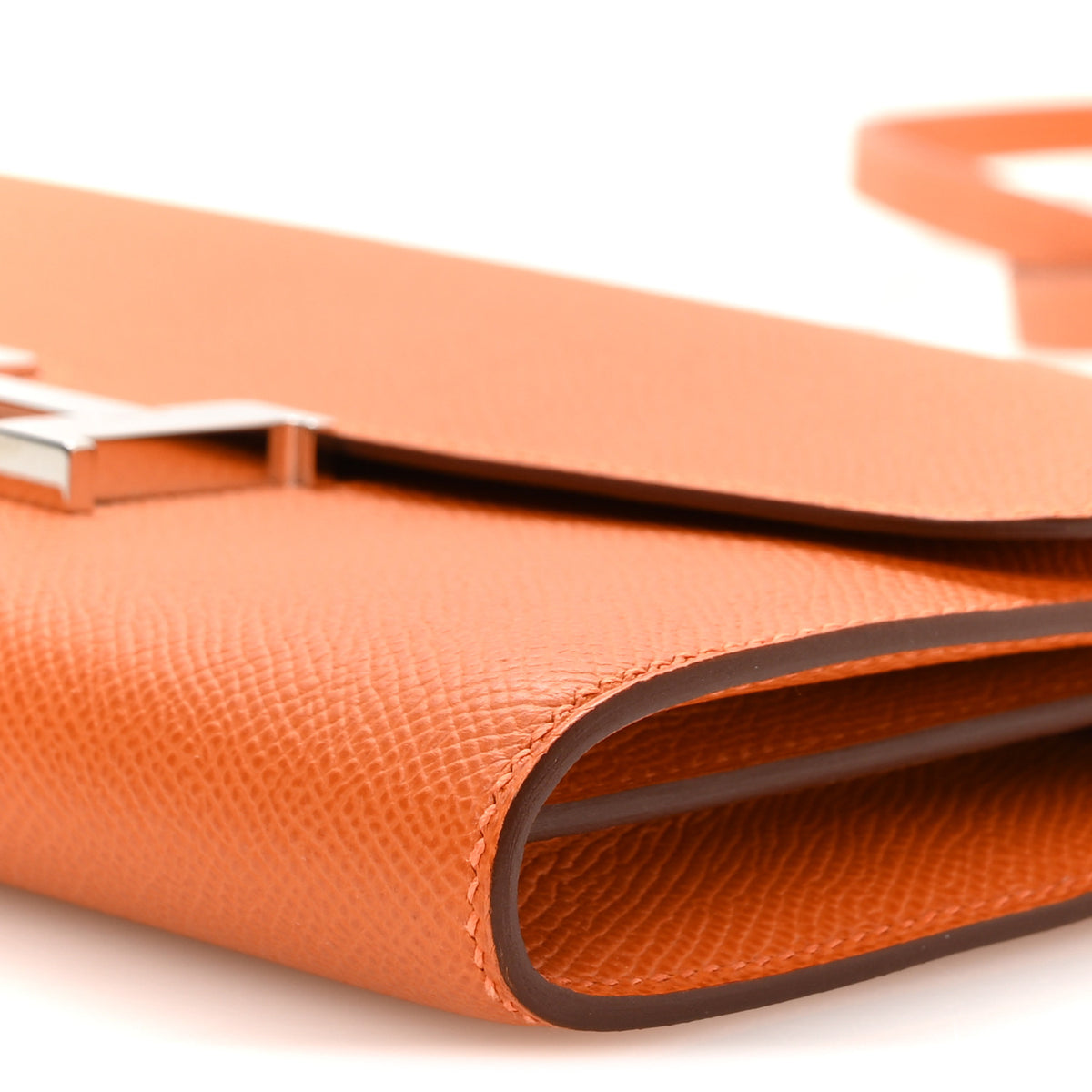 Hermes Epsom Constance Long Wallet To Go Wallet Orange 10 of 11