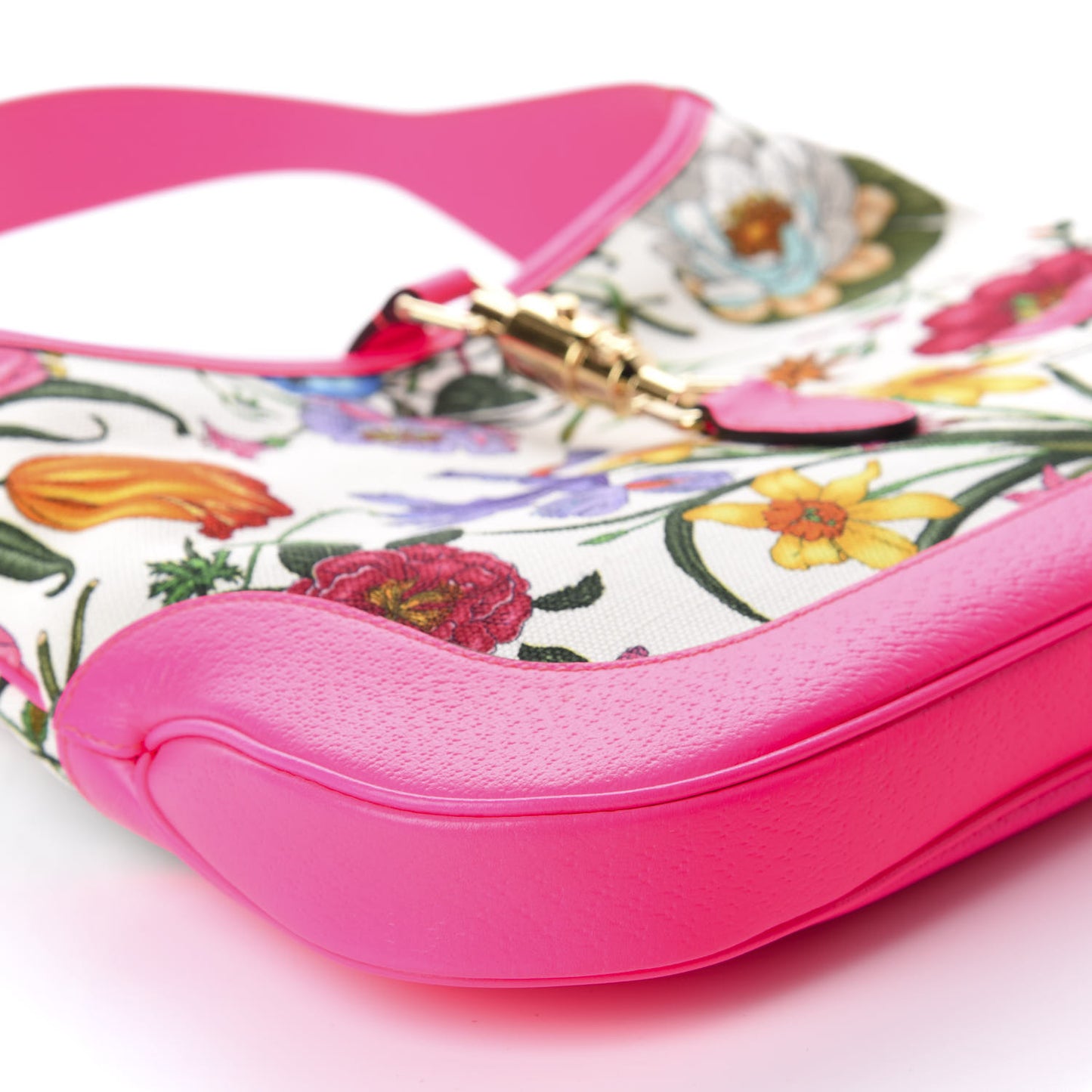 Canvas Flora Medium Jackie Hobo Fuchsia
