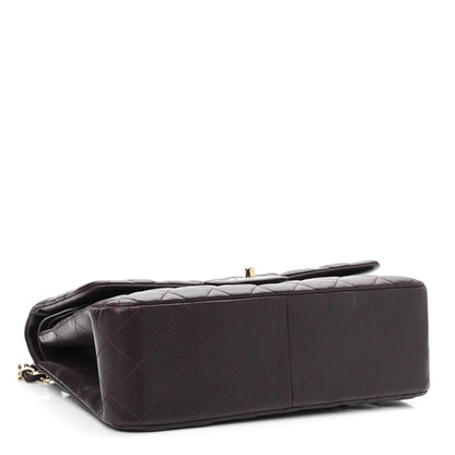 Chanel Lambskin Quilted Jumbo Double Flap Purple 4 of 12