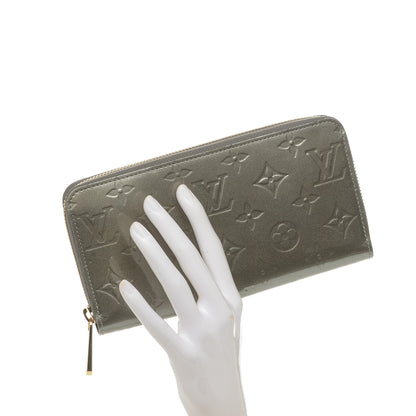 Louis Vuitton Vernis Zippy Wallet Gris Art Deco 2 of 6