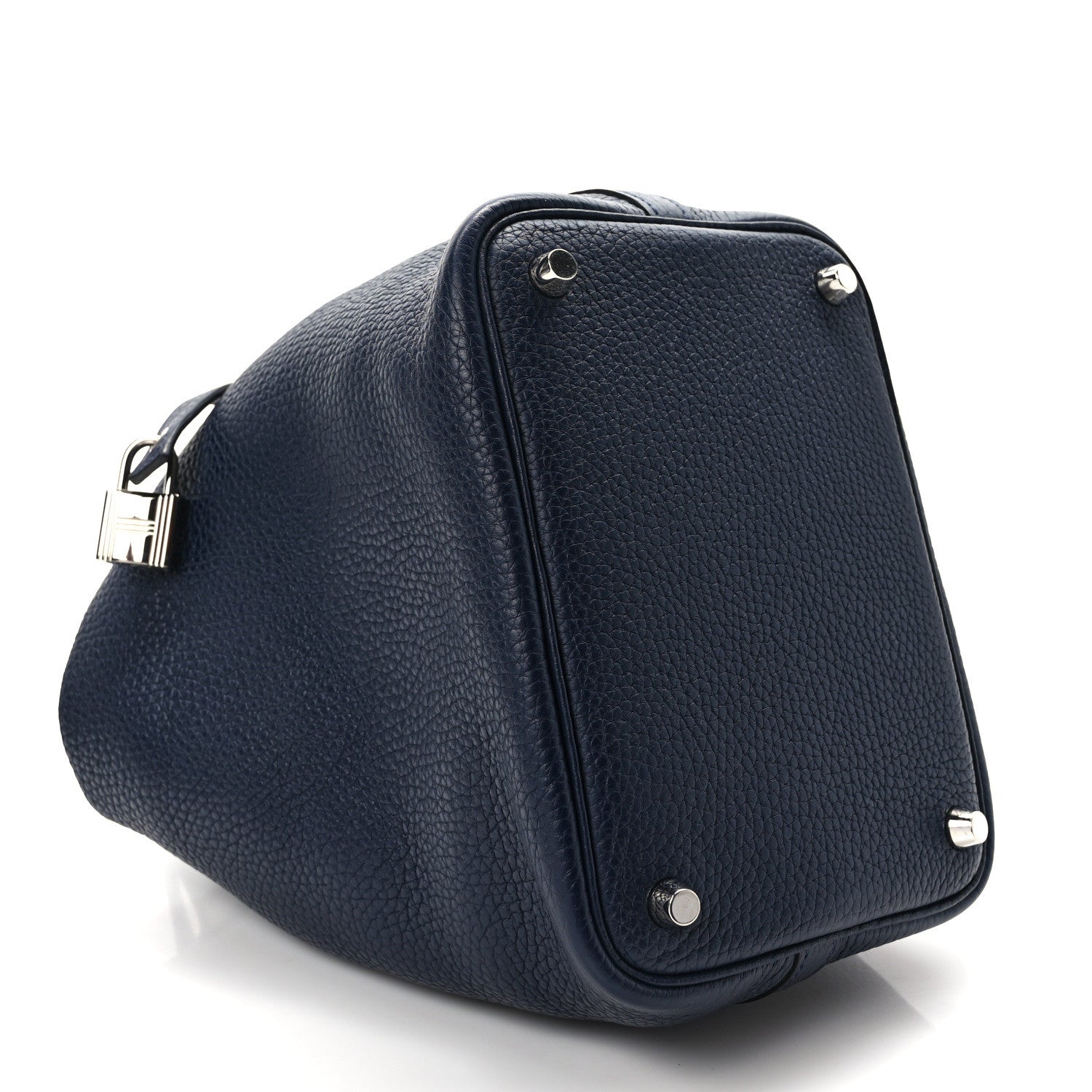 Hermes Taurillon Clemence Picotin Lock 18 PM Bleu Nuit 7 of 9