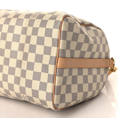 Louis Vuitton Damier Azur Speedy Bandouliere 30 8 of 11