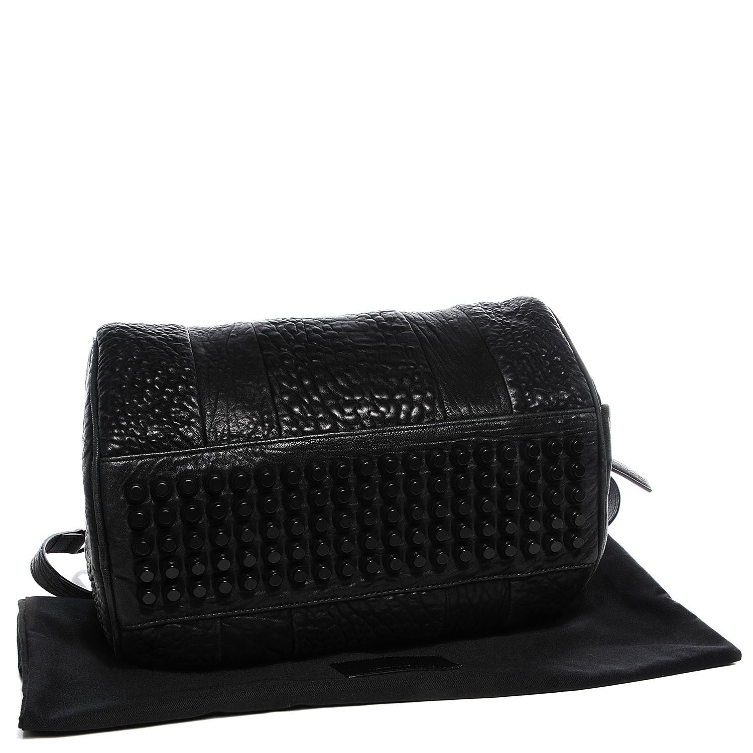 Alexander Wang Pebbled Lambskin Rocco Black Matte Black Hardware 4 of 7