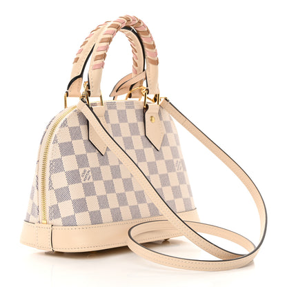 Louis Vuitton Damier Azur Braided Alma BB 3 of 12