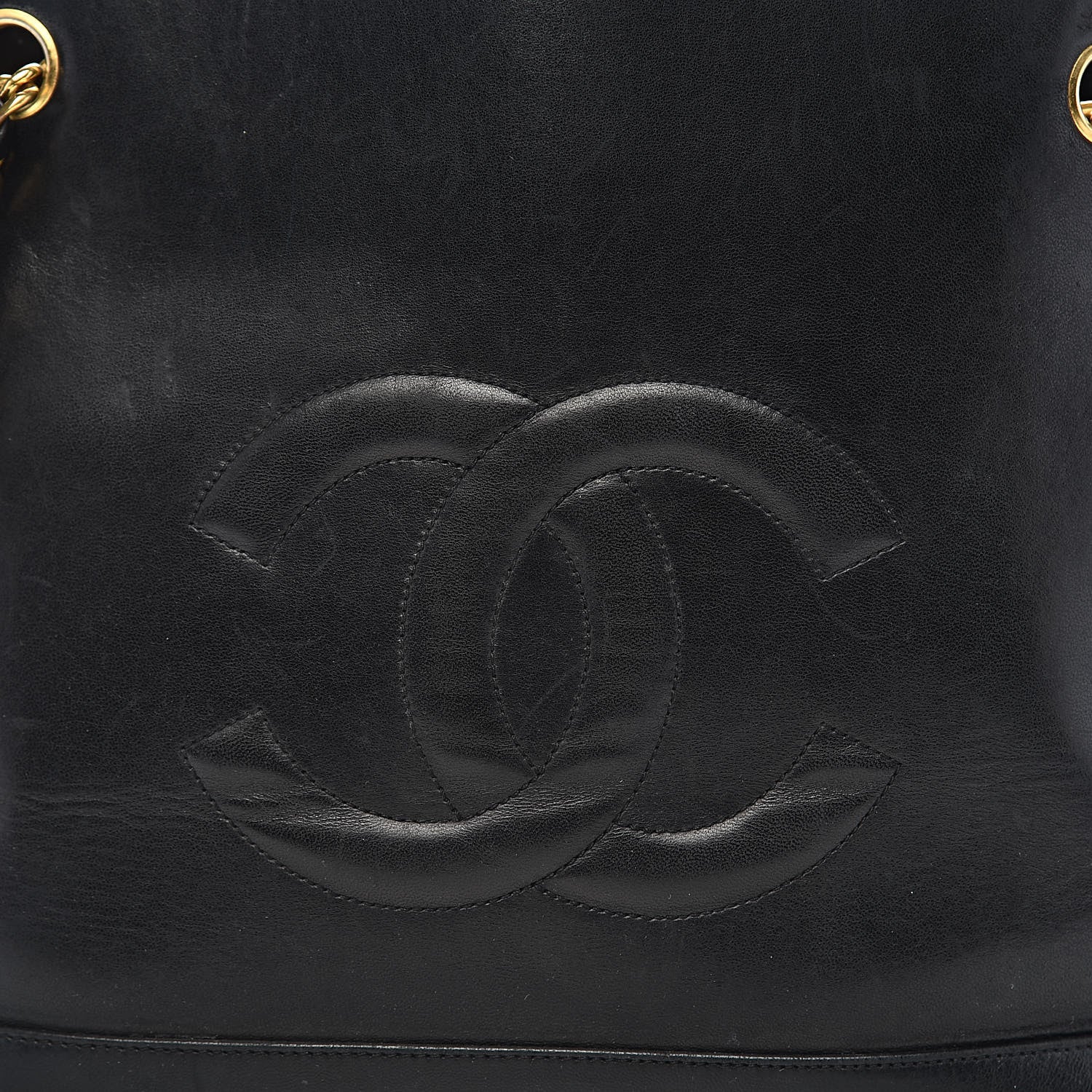 Chanel Lambskin CC Shoulder Bag Black 20 of 20