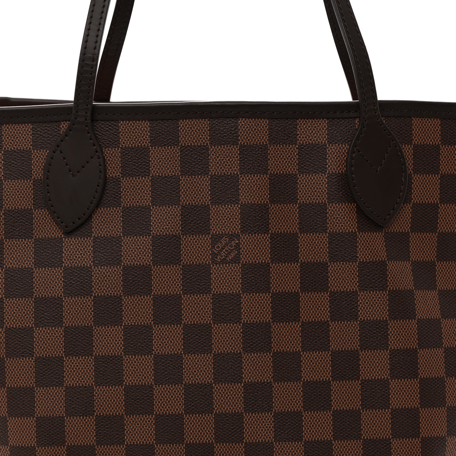 Louis Vuitton Damier Ebene Neo Neverfull MM Rose Ballerine 7 of 9