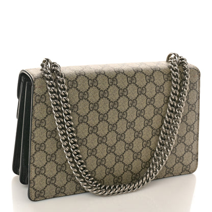 Gucci GG Supreme Monogram Small Dionysus Shoulder Bag Black 3 of 14