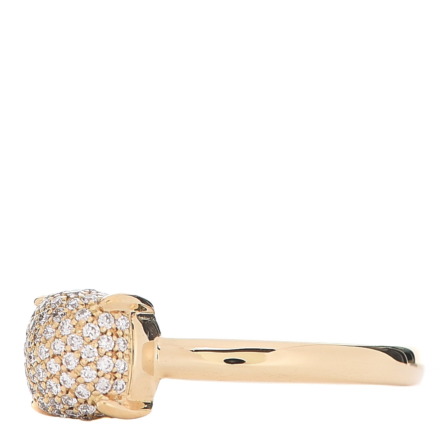 Tiffany 18K Yellow Gold Diamond 7mm Paloma Picasso Sugar Stacks Ring 3 of 6