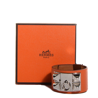 Hermes Epsom Collier de Chien CDC Bracelet Small Orange 7 of 7