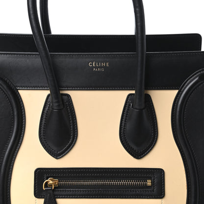 Celine Satin Calfskin Micro Tri-Color Luggage Seashell 9 of 9