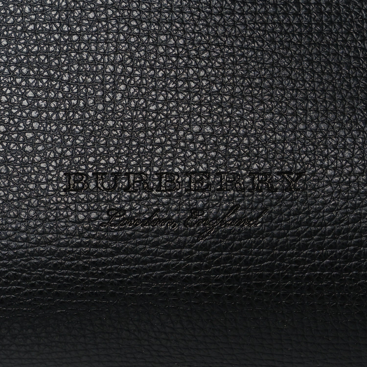 Burberry Grainy Calfskin Haymarket Check Small Reversible Tote Black 9 of 16