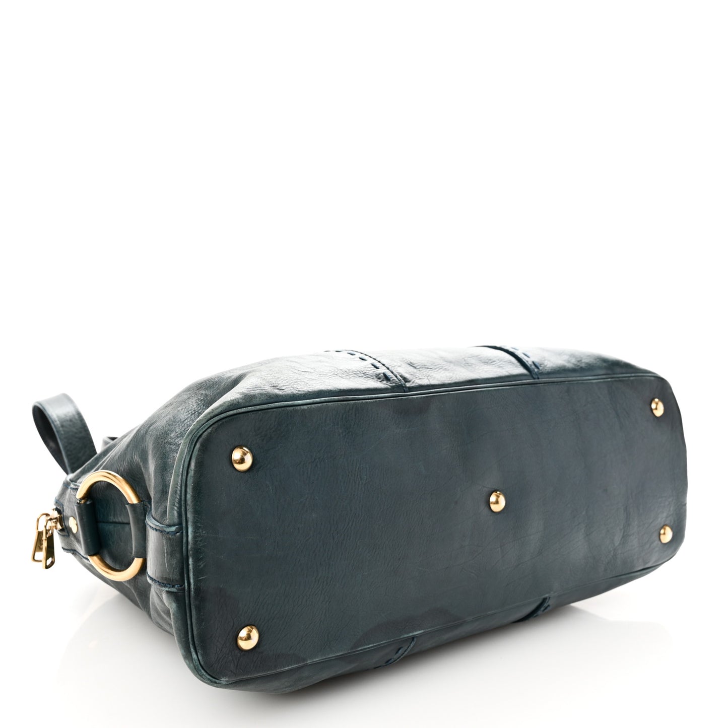 Calfskin Large Muse Turquoise