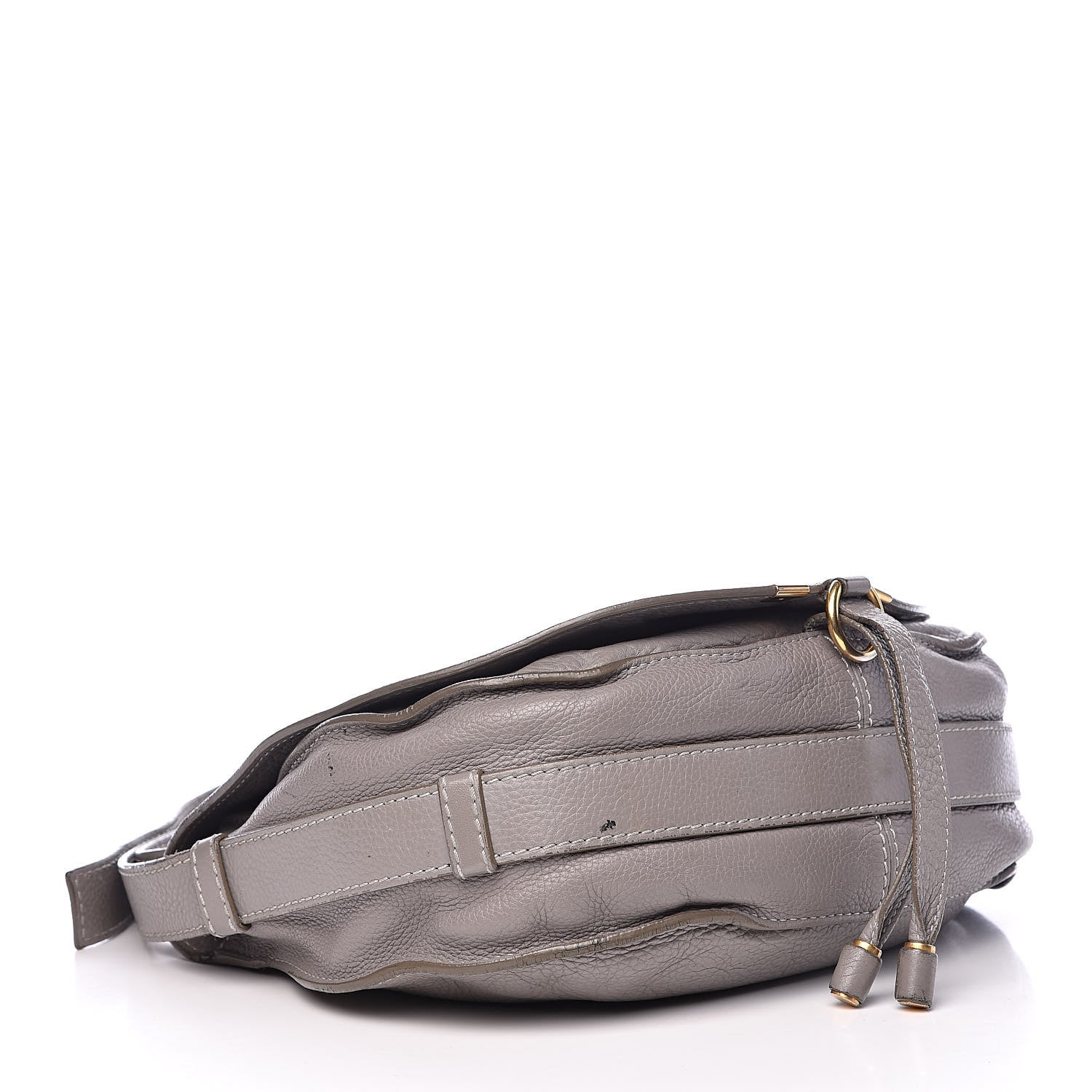 Chloe Calfskin Medium Marcie Round Crossbody Bag Cashmere Grey 4 of 23