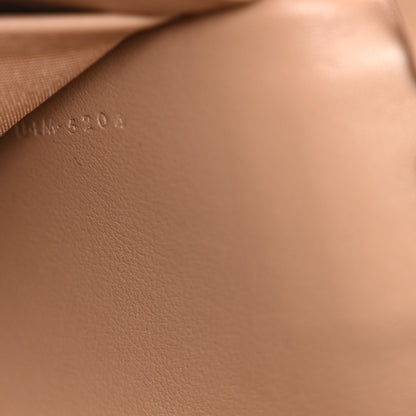 Celine Shiny Calfskin Triomphe Margo Wallet on Chain Smoked Brown 7 of 10