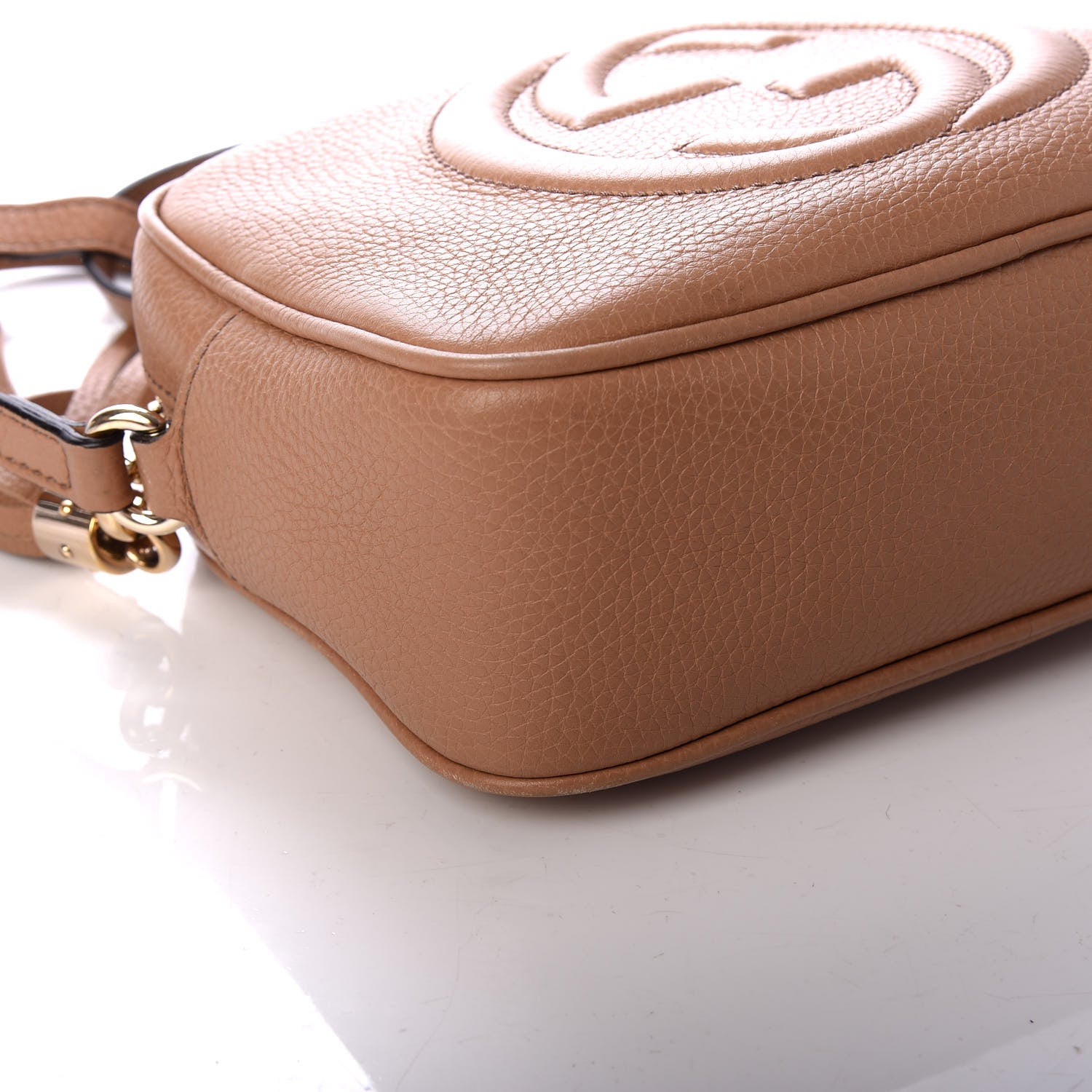 Gucci Cellarius Calfskin Small Soho Disco Bag Dusty Blush 7 of 8