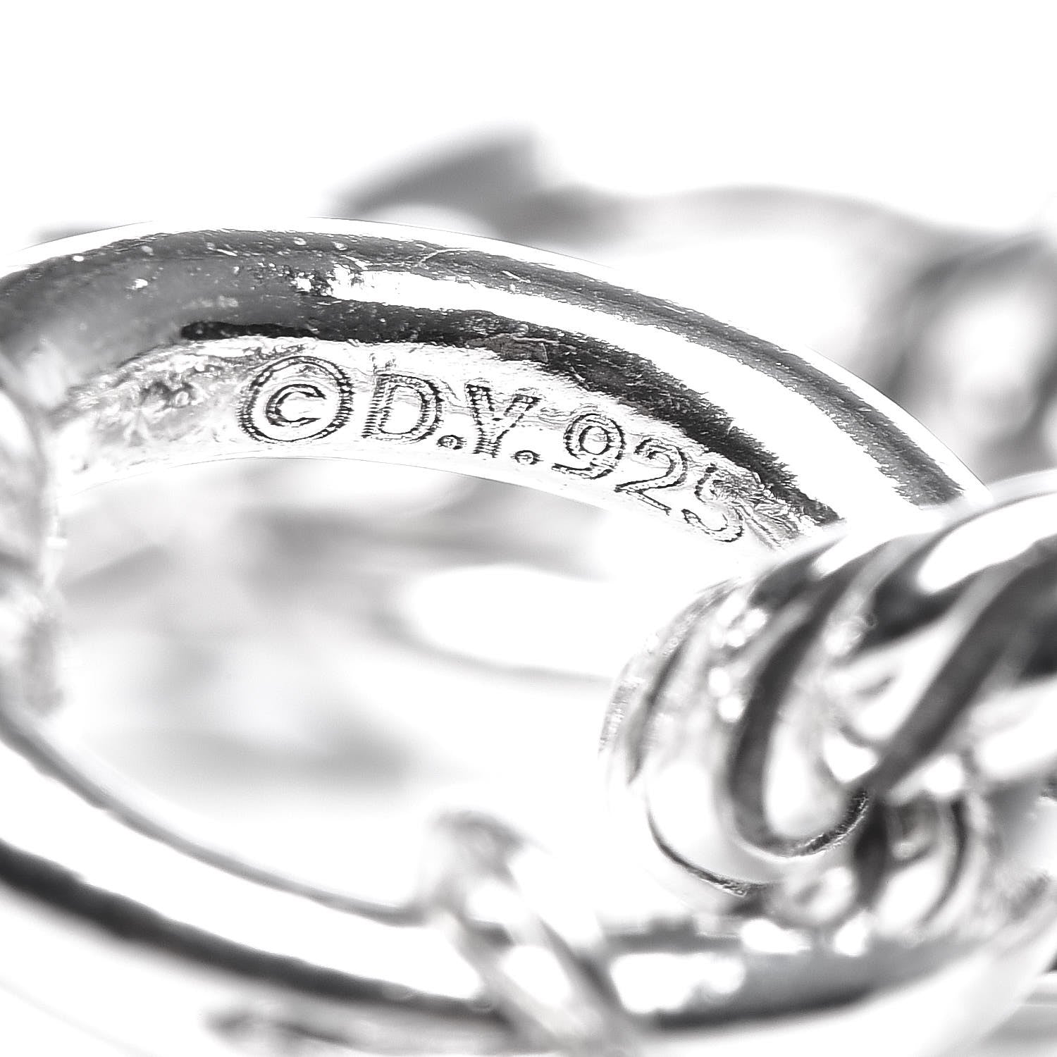 David Yurman Sterling Silver 12mm Large Oval Link Bracelet 4 of 4