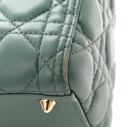 Christian Dior Lambskin Cannage Medium Lady Dior Orage 11 of 11
