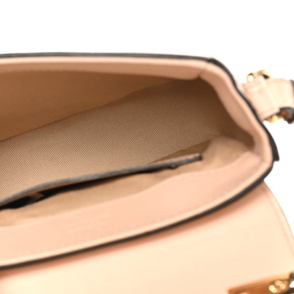 Chloe Calfskin Crocodile Embossed Mini C Double Carry Cement Pink 5 of 9