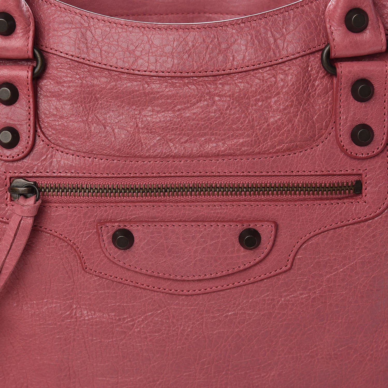 Balenciaga Agneau Classic Hardware City Rose Bombon Raspberry 9 of 12