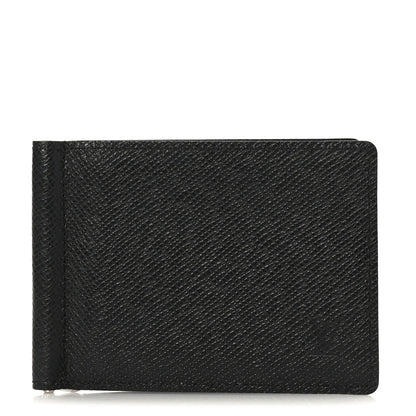 Louis Vuitton Taiga Pince Wallet Black 1 of 6