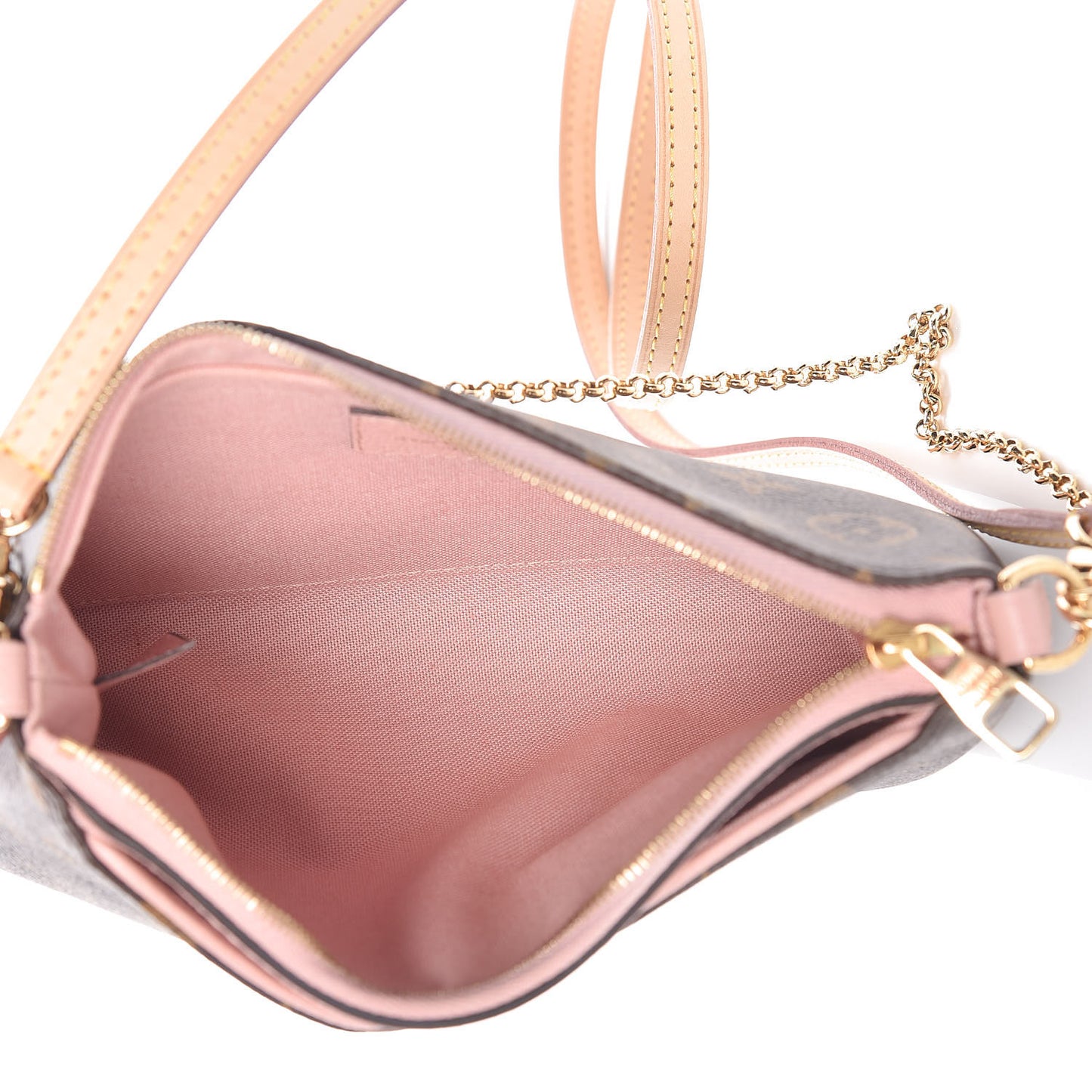 Monogram Pallas Clutch Rose Poudre