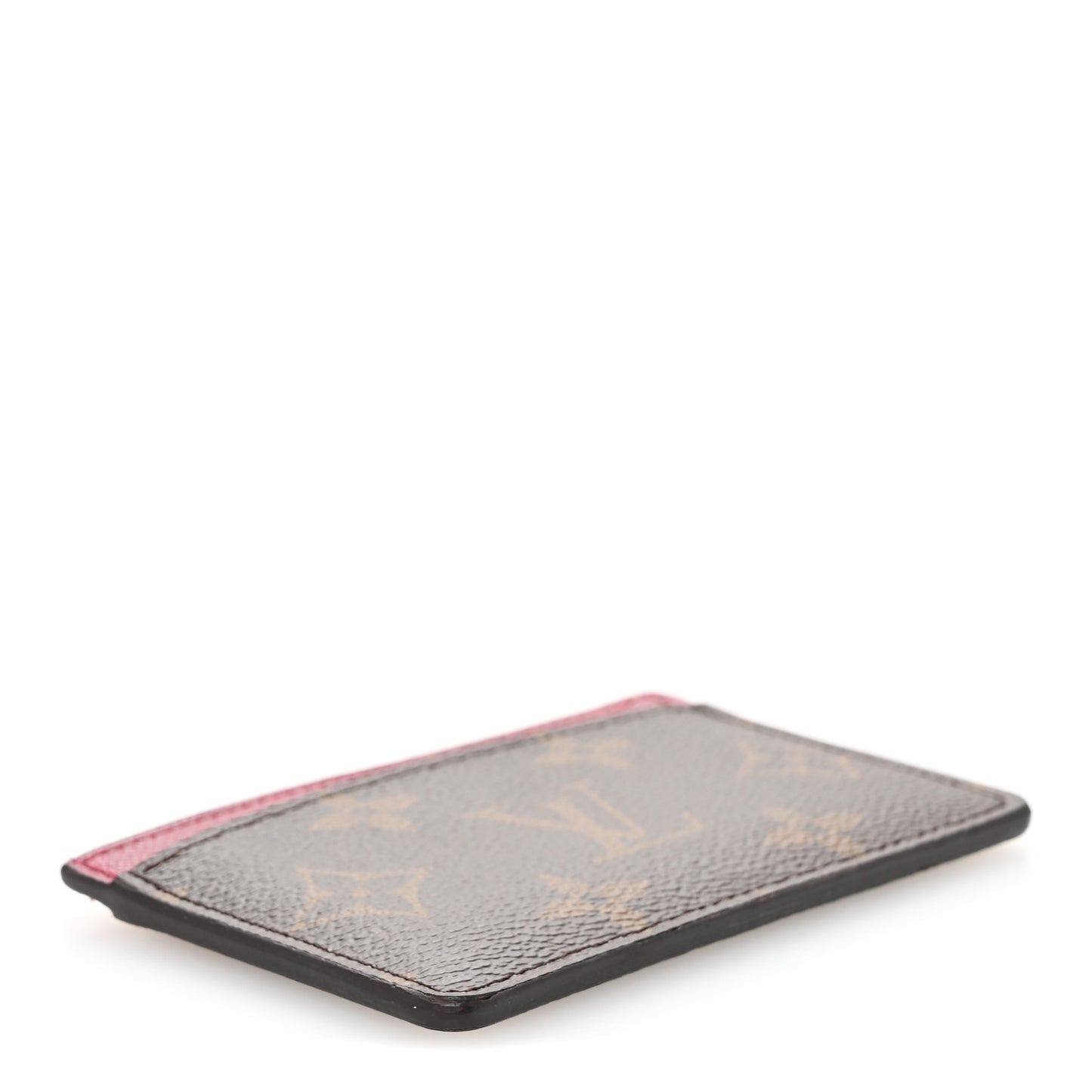 Monogram Card Holder Fuchsia