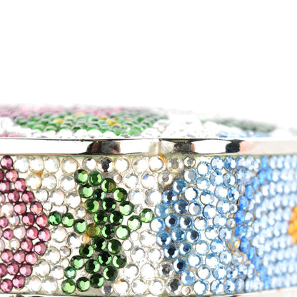 Judith Leiber Swarovski Crystal Floral Miniaudiere Clutch 6 of 15