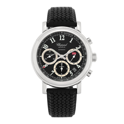 Chopard Stainless Steel Rubber 39mm Mille Miglia Chronograph Automatic Watch Black 1 of 4