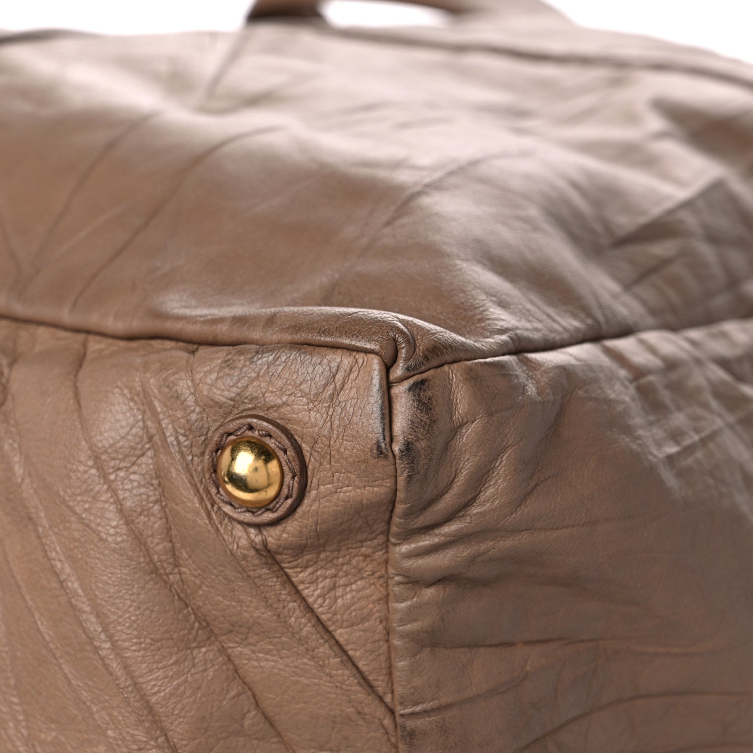 Saint Laurent Calfskin Y Tote Beige 9 of 23