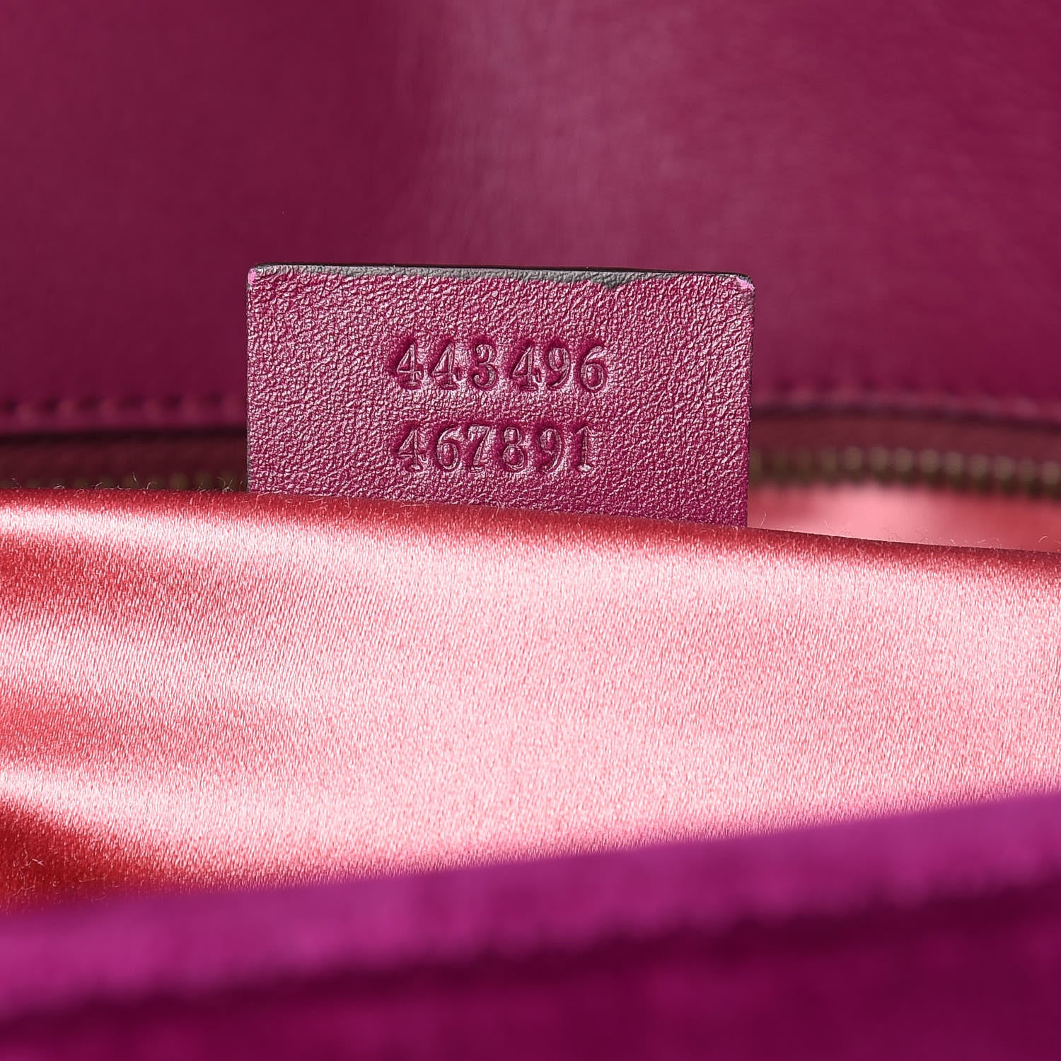 Gucci Velvet Matelasse Medium GG Marmont Shoulder Bag Fuchsia Violet Cyclamen 7 of 11