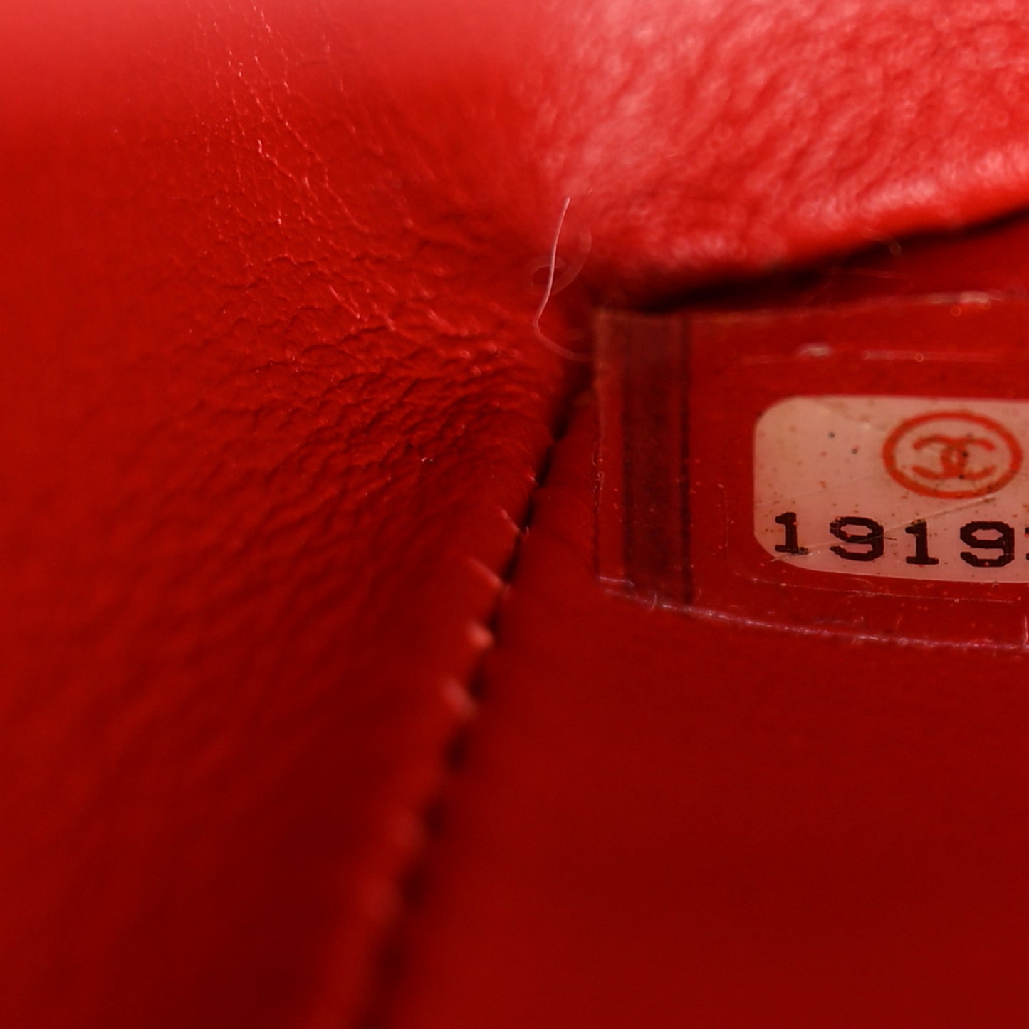 Snakeskin Mini Rectangular Flap Red
