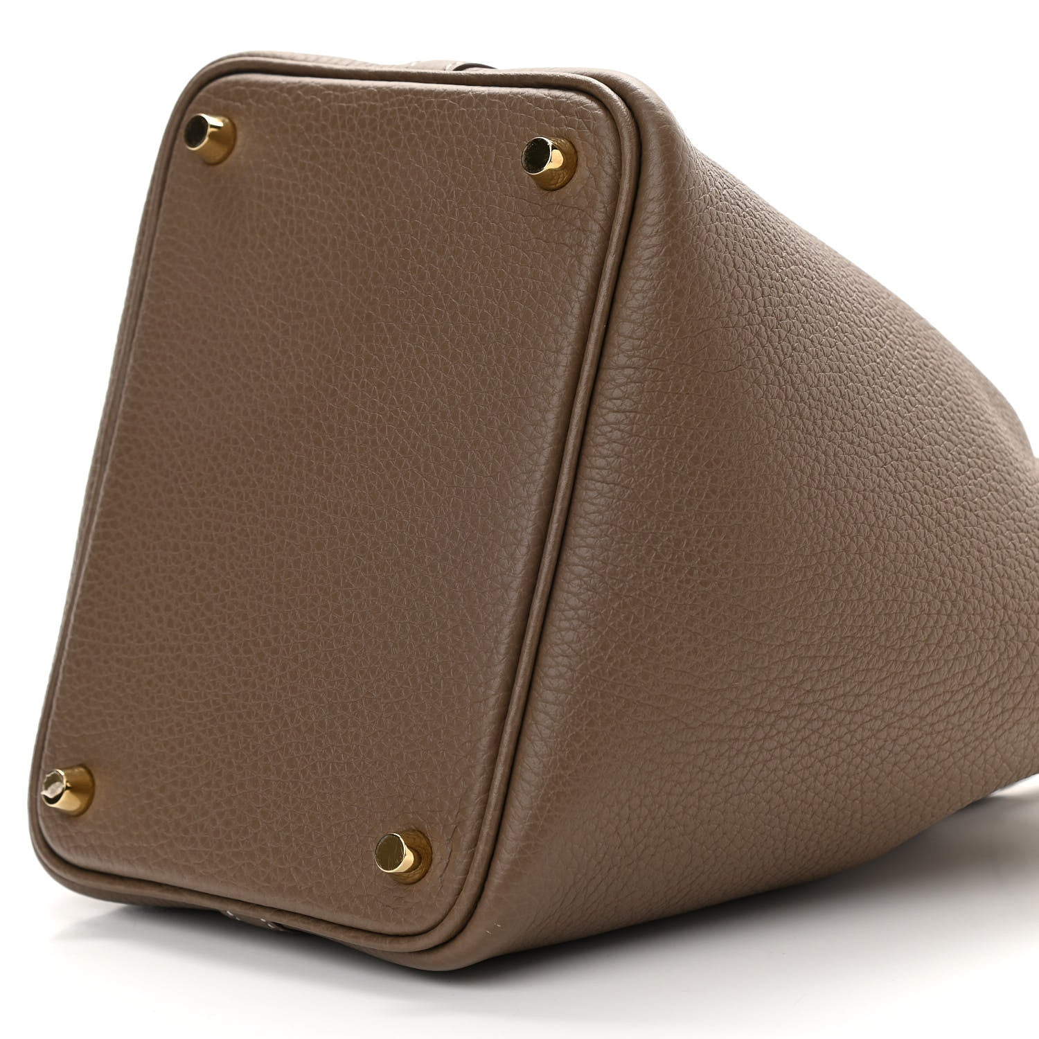 Hermes Taurillon Clemence Matte Alligator Picotin Lock Touch 18 PM Etoupe 10 of 13
