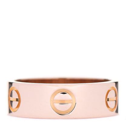 Cartier 18K Pink Gold 5.5mm LOVE Ring 49 4.75 3 of 5