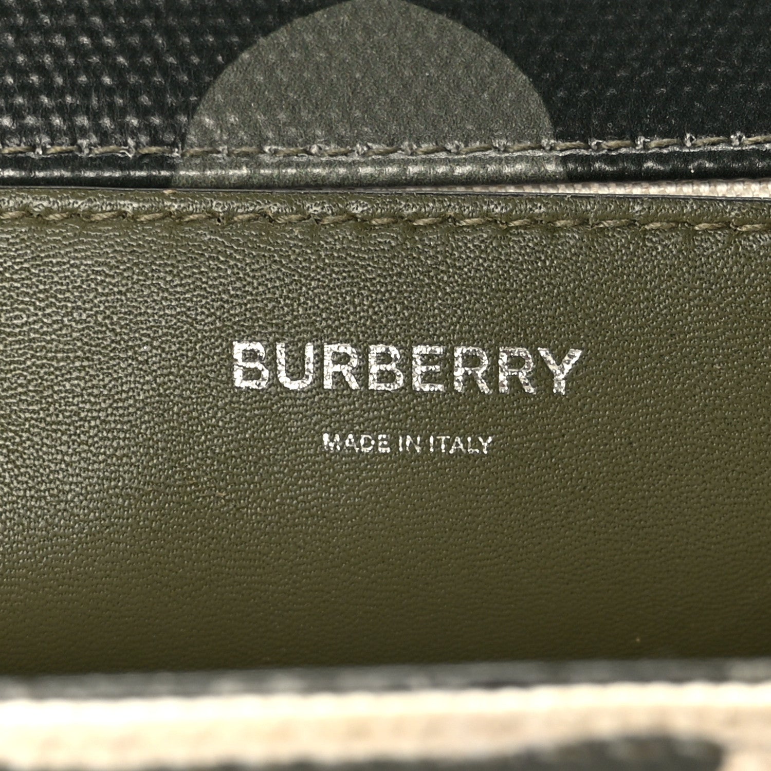 Burberry Coated Canvas Camouflage Print Small Lola Bag Multicolor 6 of 13