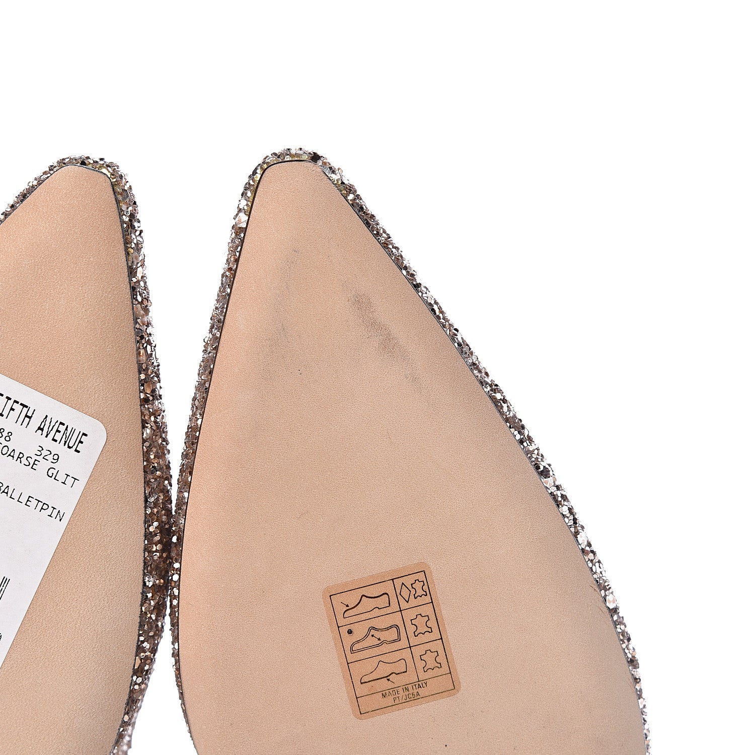 Jimmy Choo Coarse Glitter Romy 100 Pumps 39 Ballet Pink 7 of 9