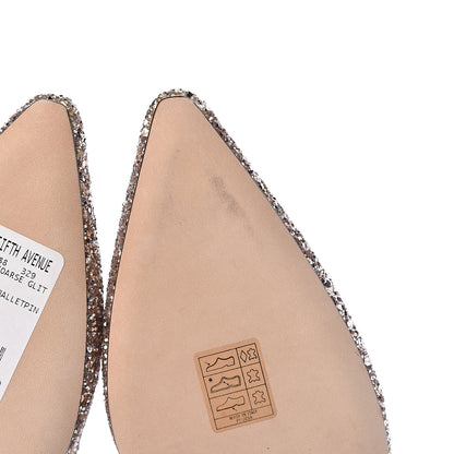 Jimmy Choo Coarse Glitter Romy 100 Pumps 39 Ballet Pink 7 of 9