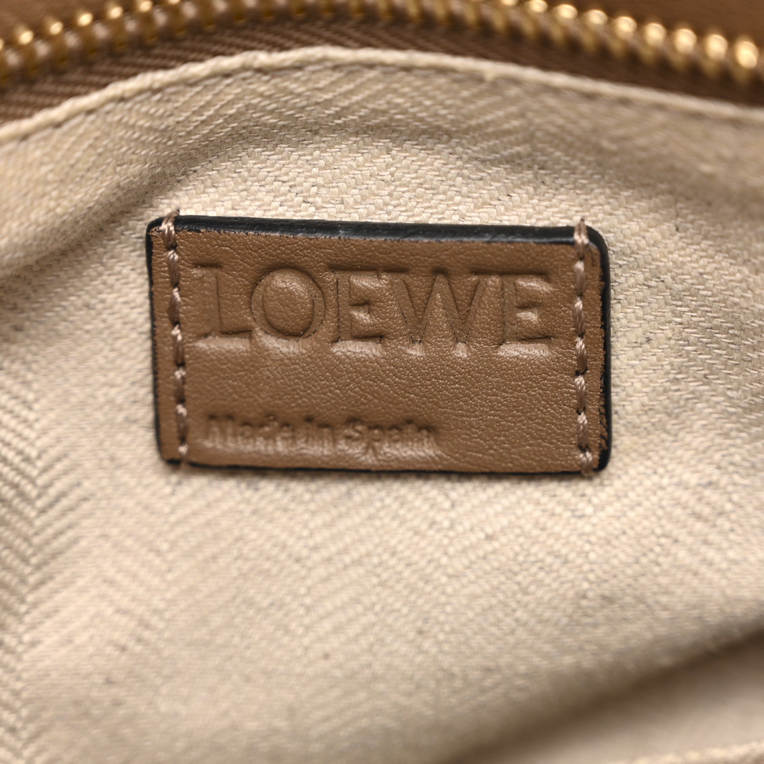 Loewe Calfskin Small Puzzle Bag Mink Coral Black 6 of 11