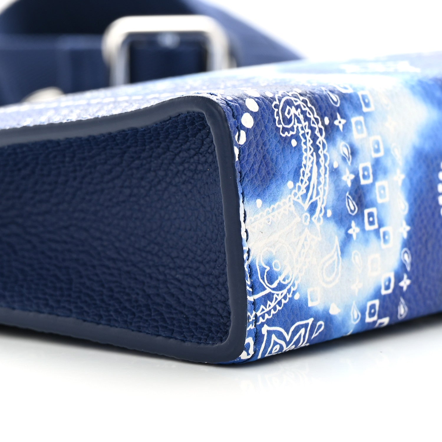 Louis Vuitton Cowhide Monogram Bandana Wearable Wallet Blue 10 of 12