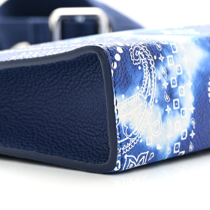 Louis Vuitton Cowhide Monogram Bandana Wearable Wallet Blue 10 of 12