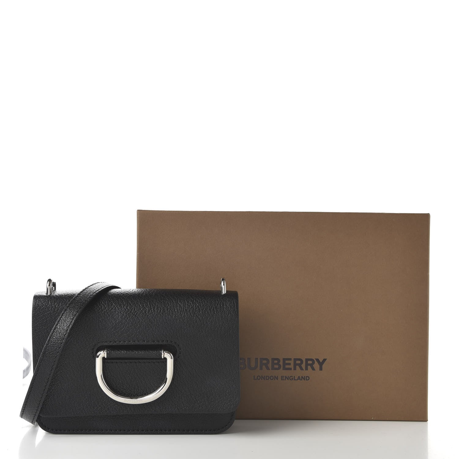 Burberry Goatskin Mini D-Ring Bag Black 10 of 10