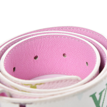 Louis Vuitton Monogram Multicolor Trunks and Bags Belt 80 32 White 8 of 10