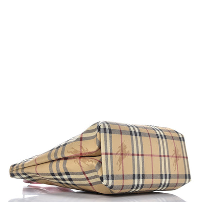 Burberry Haymarket Check Tote Red 4 of 7
