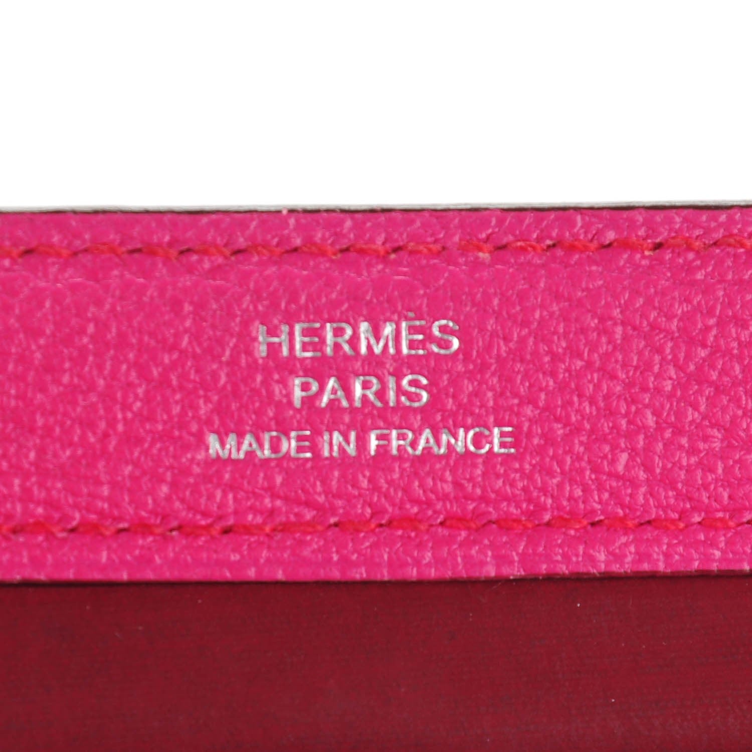 Hermes Chevre Mysore Karo PM Rose Shocking 6 of 7