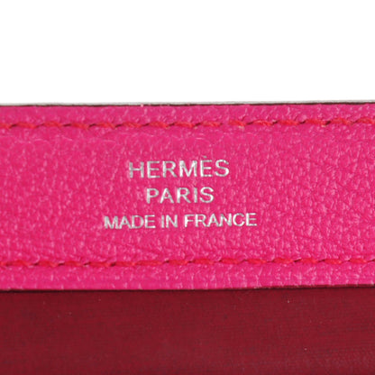 Hermes Chevre Mysore Karo PM Rose Shocking 6 of 7