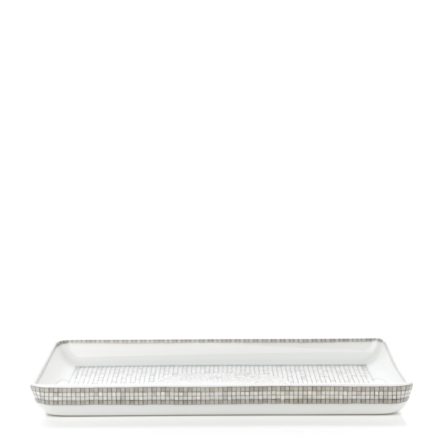 Porcelain Mosaique Au 24 Sushi Plate Platine