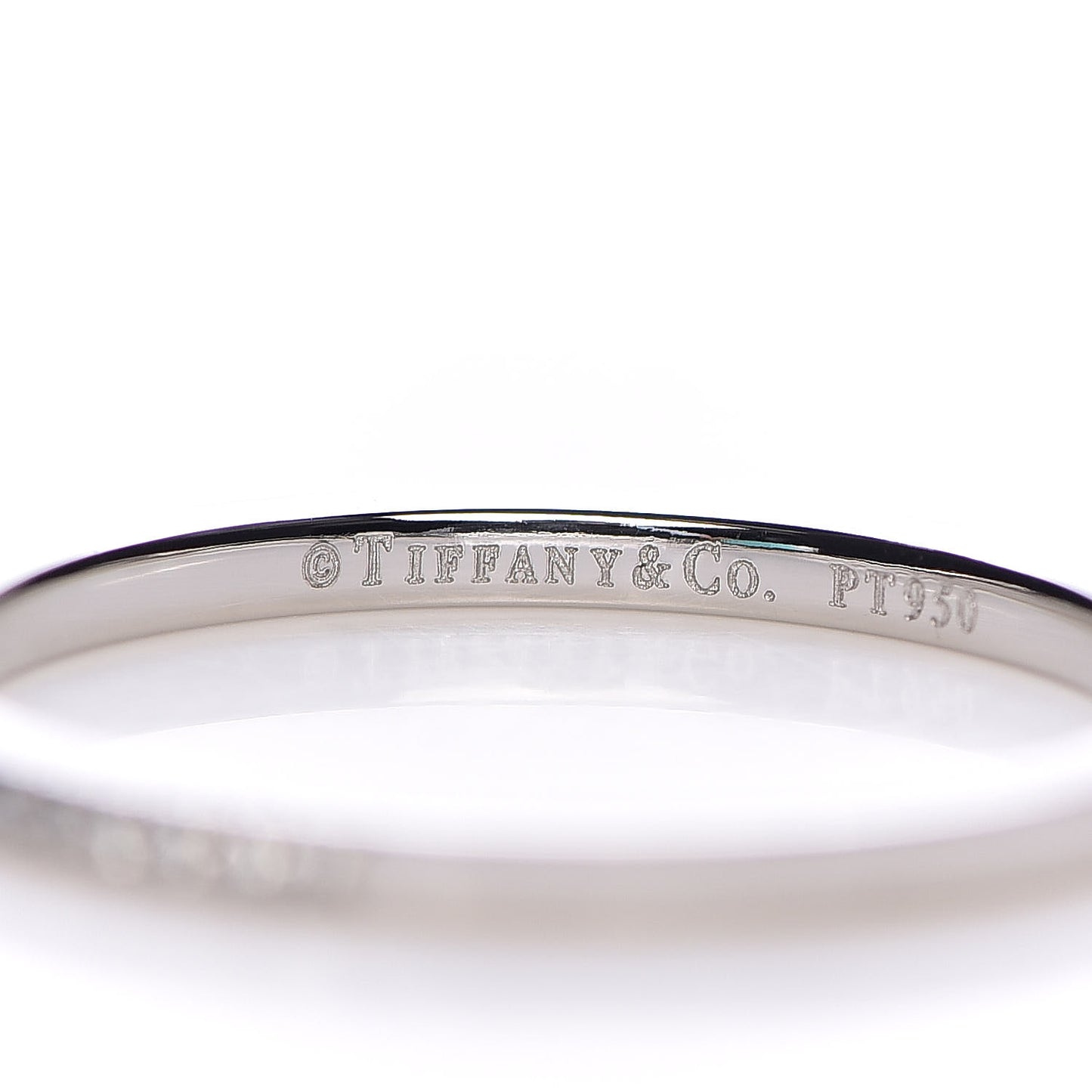 Platinum Diamond Lucida Half Circle Wedding Band Ring 52 6