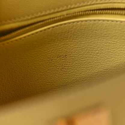 Hermes Epsom Kelly Sellier 28 Jaune Poussin 11 of 12