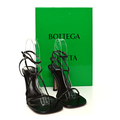 Bottega Veneta Crush Calfskin The Line 90mm Sandals 36 Chocolate Spread 8 of 8
